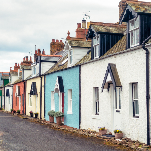 Image of terraced cottages